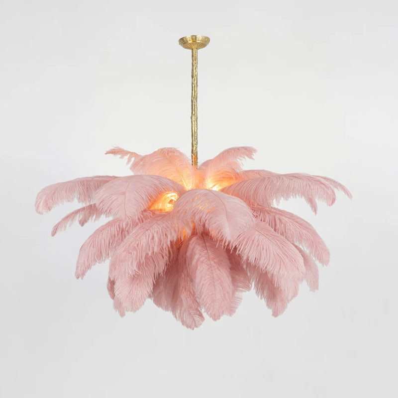 Ostrich Feather Chandeliers