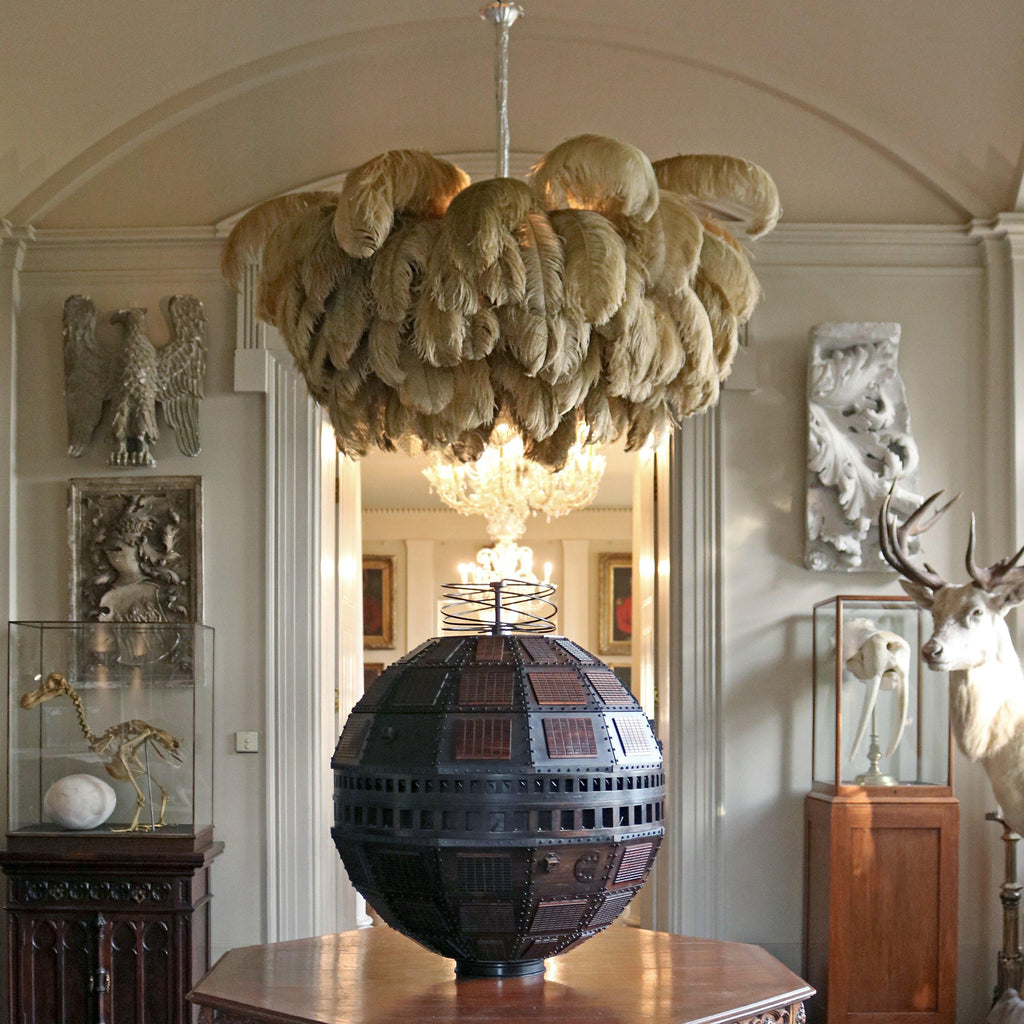 Ostrich Feather Chandeliers