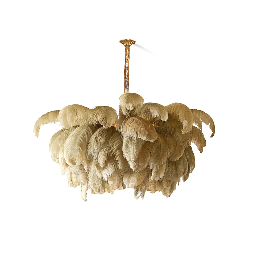 Ostrich Feather Chandeliers