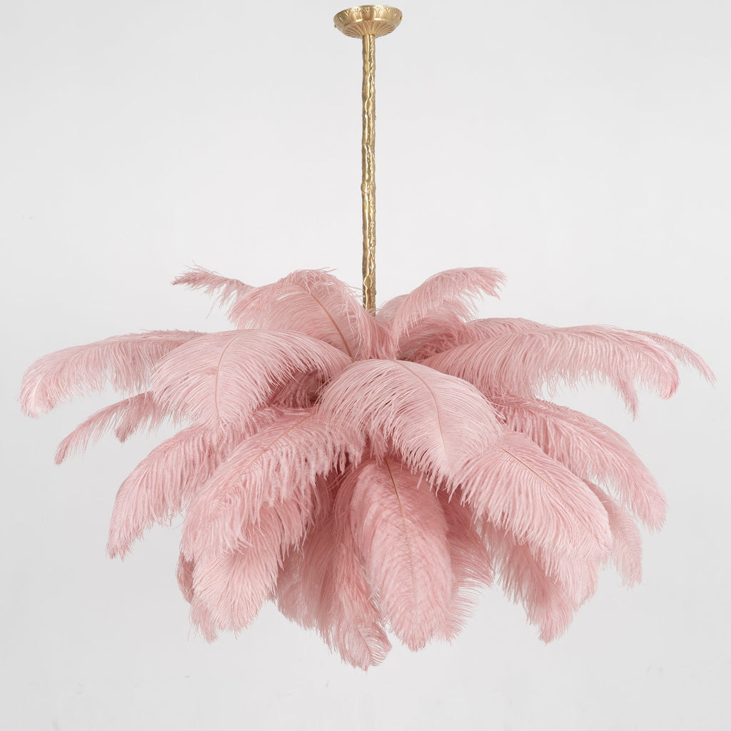 Ostrich Feather Chandeliers
