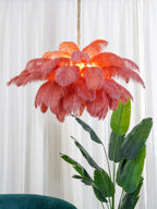 Ostrich Feather Chandeliers