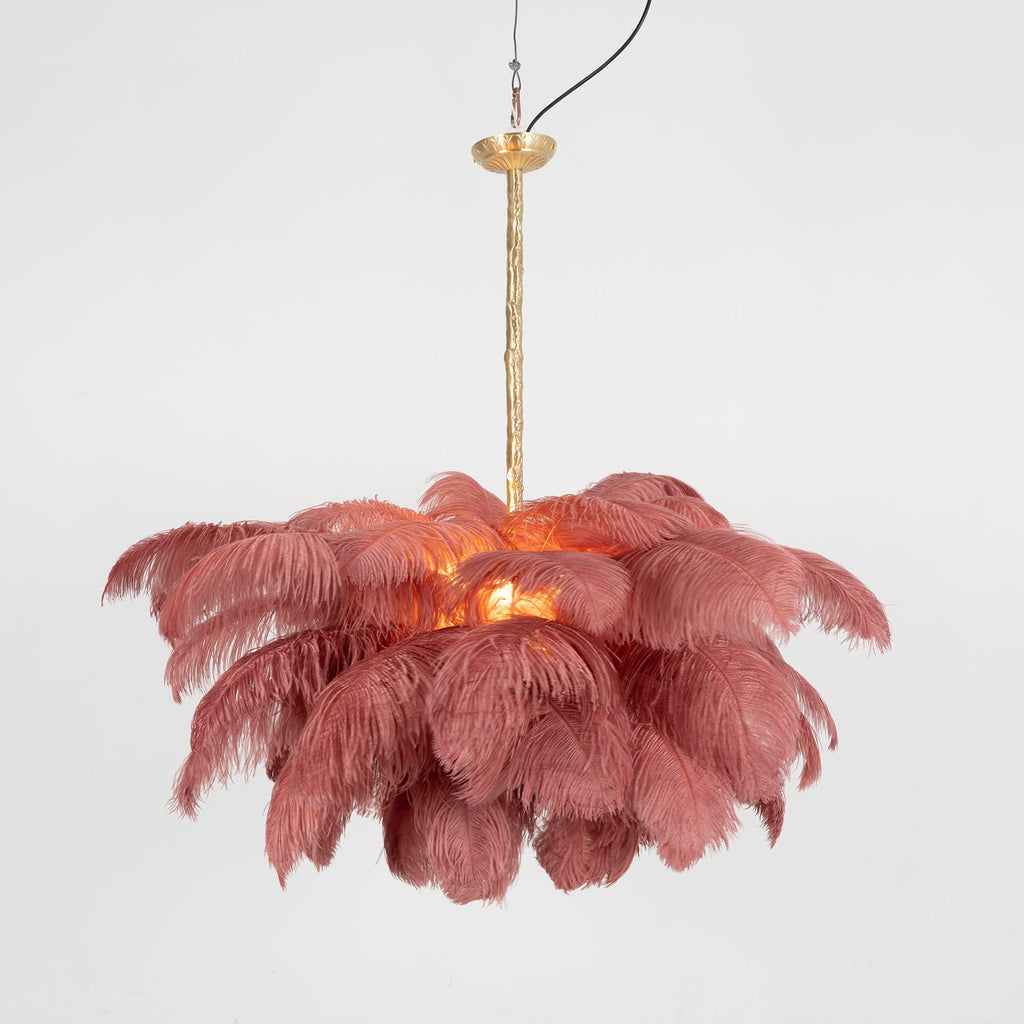 Ostrich Feather Chandeliers