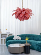 Ostrich Feather Chandeliers