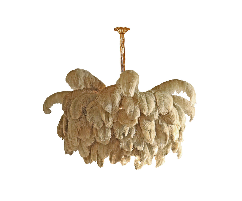 Ostrich Feather Chandeliers