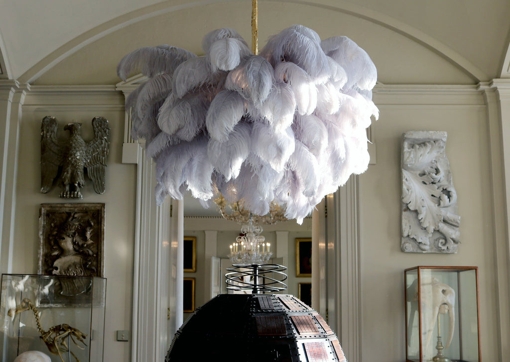 Ostrich Feather Chandeliers