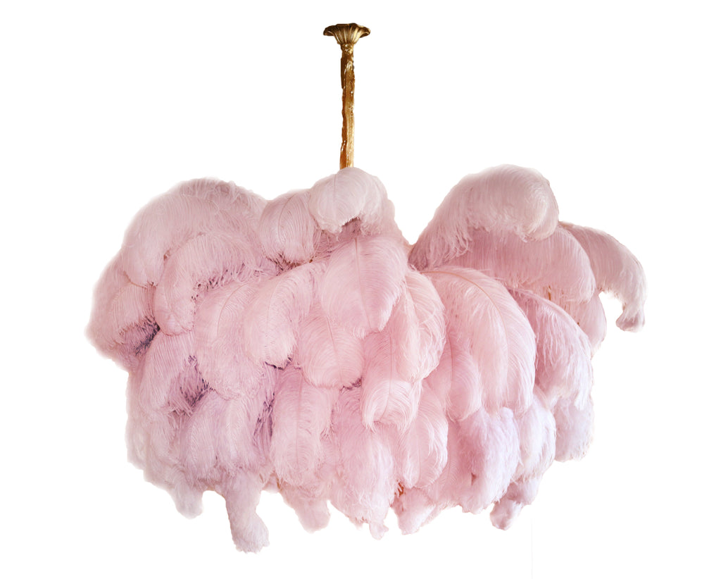 Ostrich Feather Chandeliers