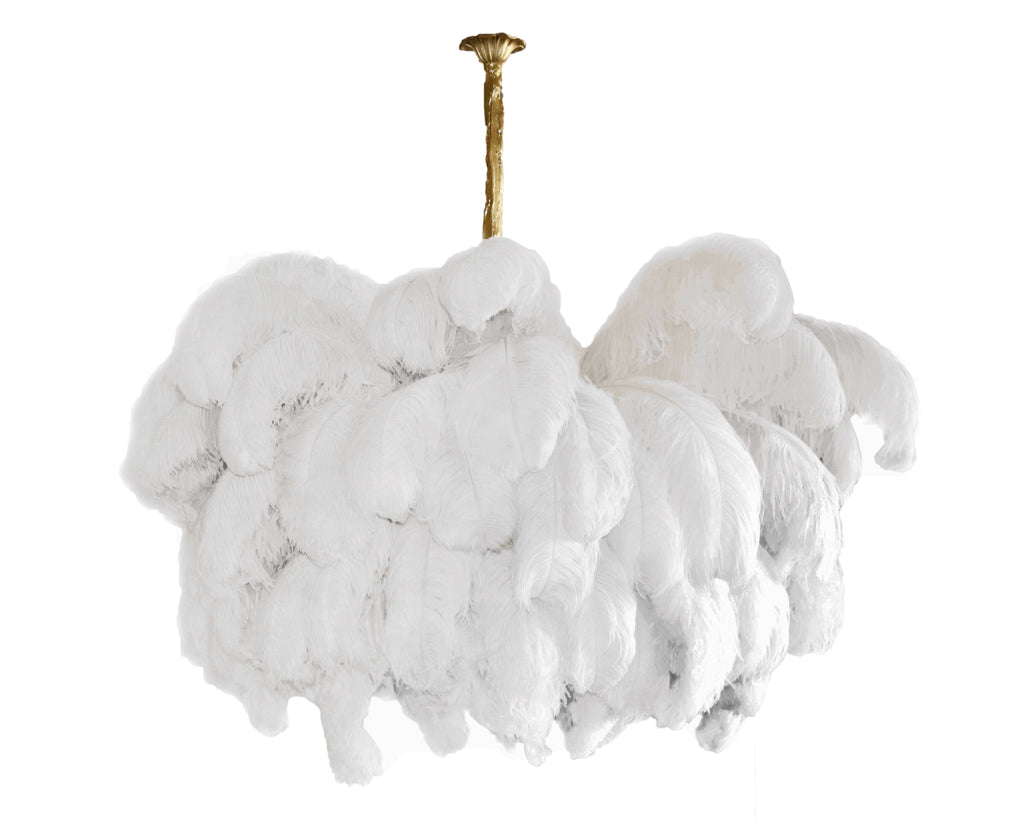 Ostrich Feather Chandeliers