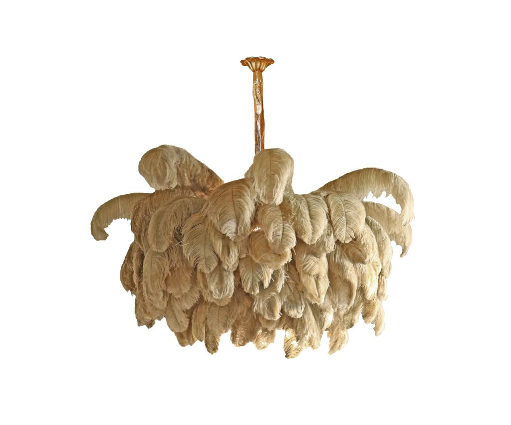 Ostrich Feather Chandeliers