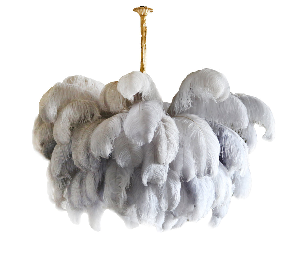 Ostrich Feather Chandeliers