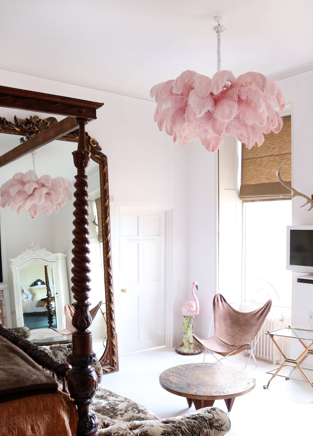 Ostrich Feather Chandeliers