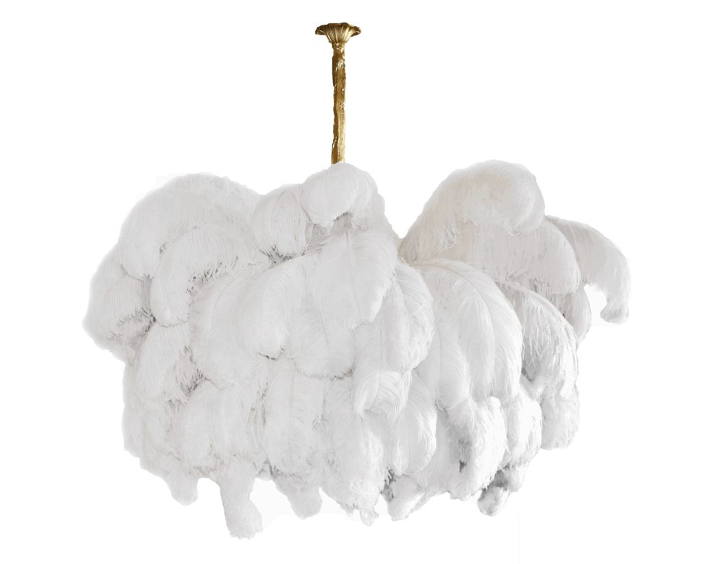 Ostrich Feather Chandeliers