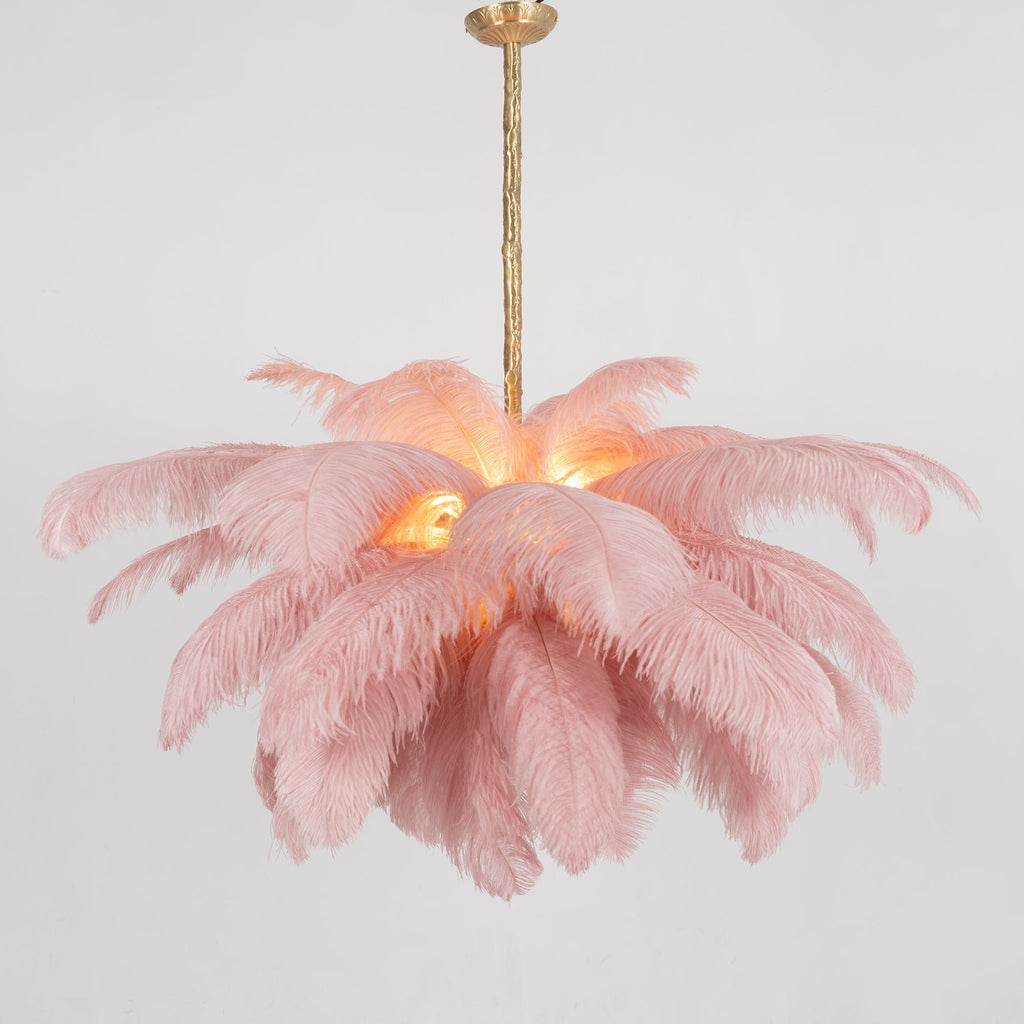 Ostrich Feather Chandeliers