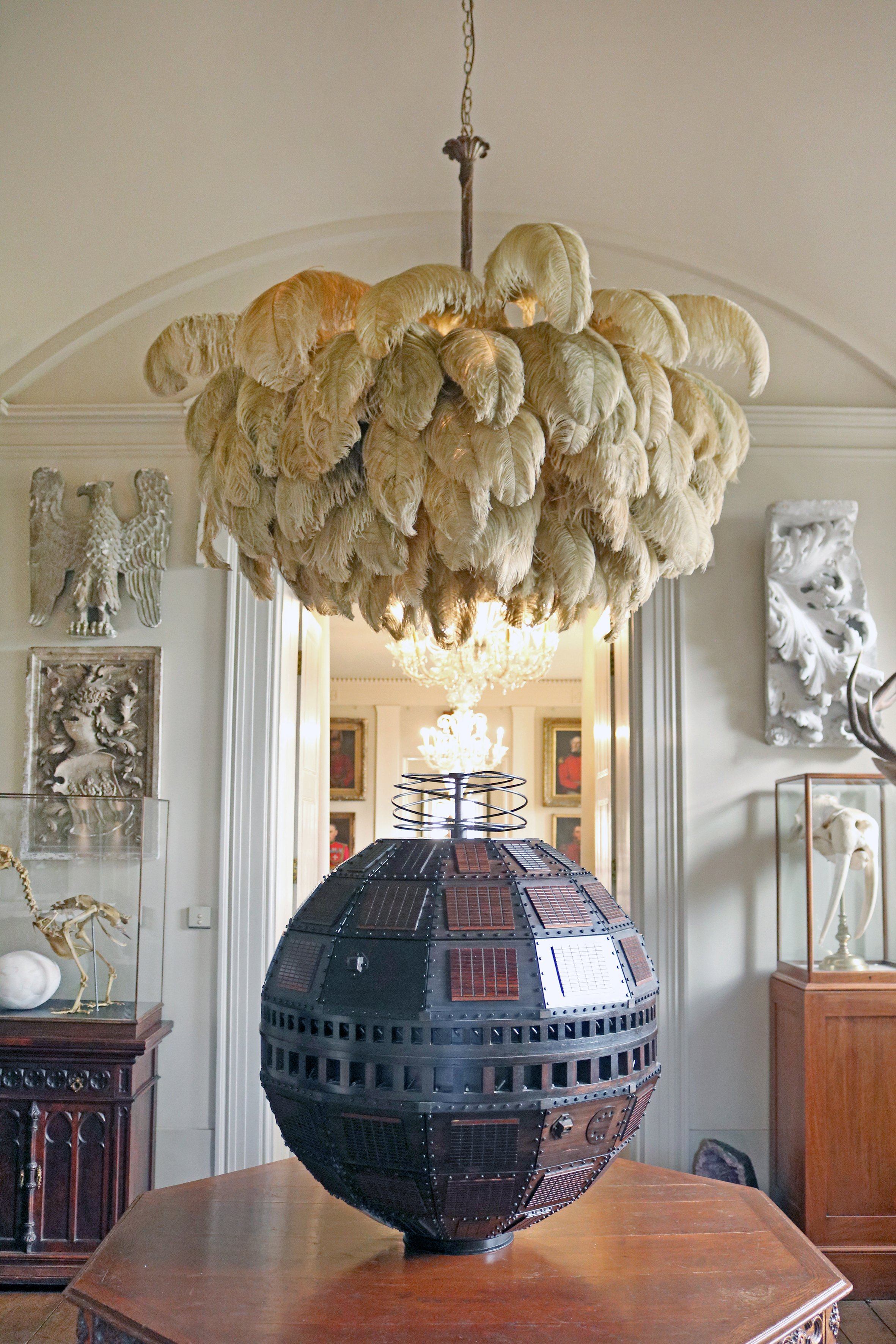 Ostrich Feather Chandeliers