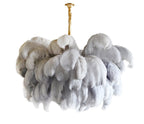 Ostrich Feather Chandeliers