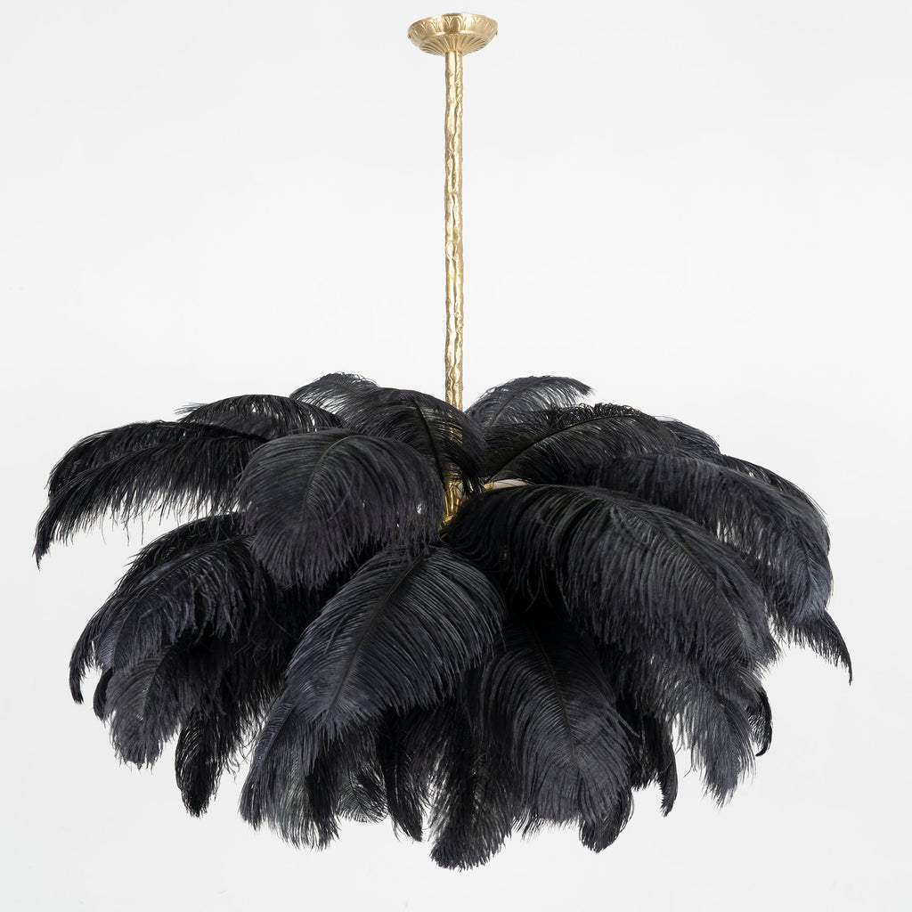 Ostrich Feather Chandeliers