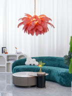Ostrich Feather Chandeliers
