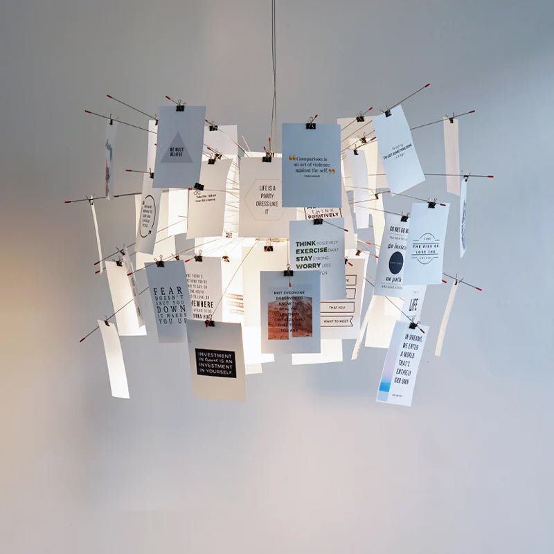 Customizable Creative Paper Chandelier