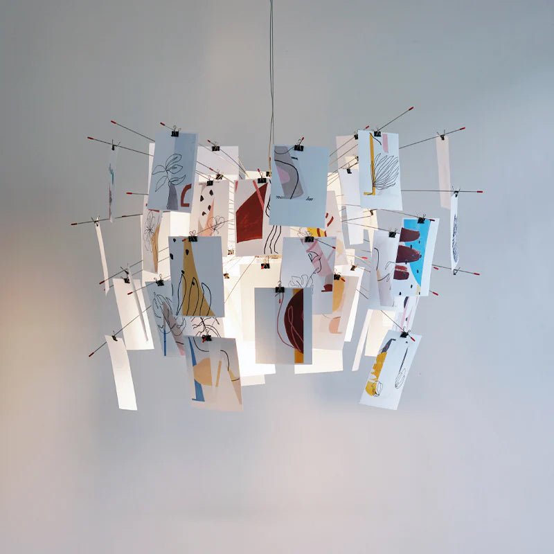 Customizable Creative Paper Chandelier
