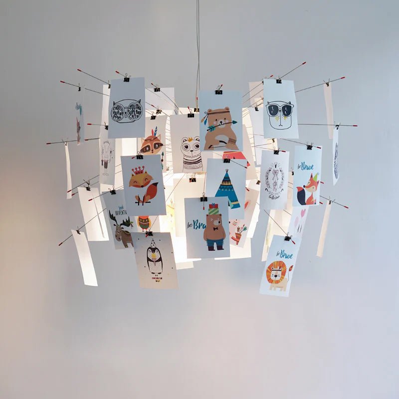 Customizable Creative Paper Chandelier