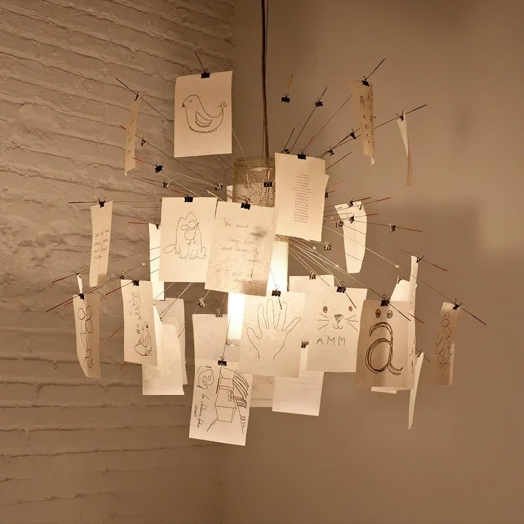 Customizable Creative Paper Chandelier