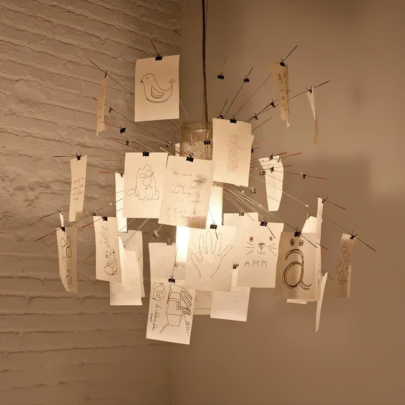 Customizable Creative Paper Chandelier