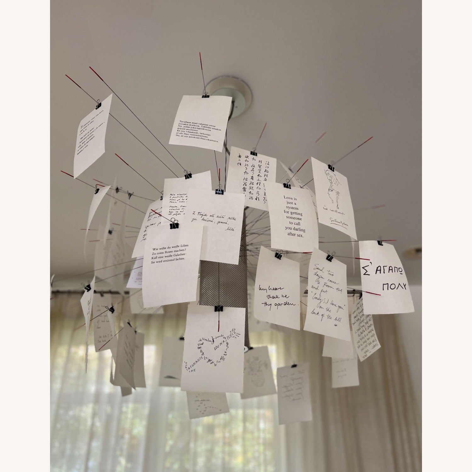 Customizable Creative Paper Chandelier