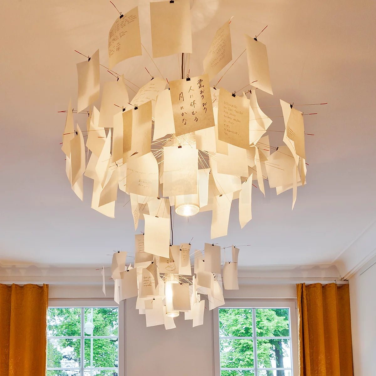 Customizable Creative Paper Chandelier