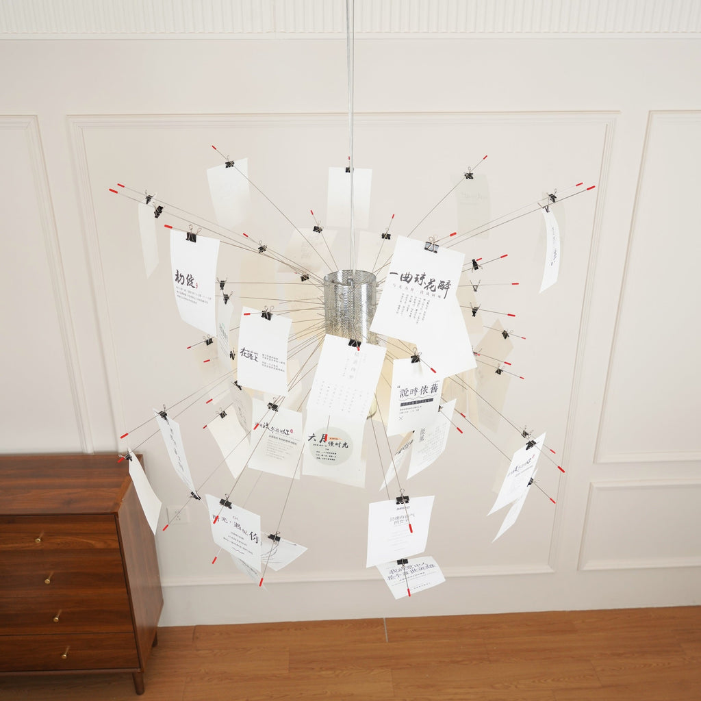 Customizable Creative Paper Chandelier