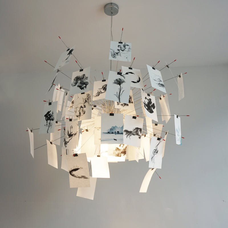 Customizable Creative Paper Chandelier