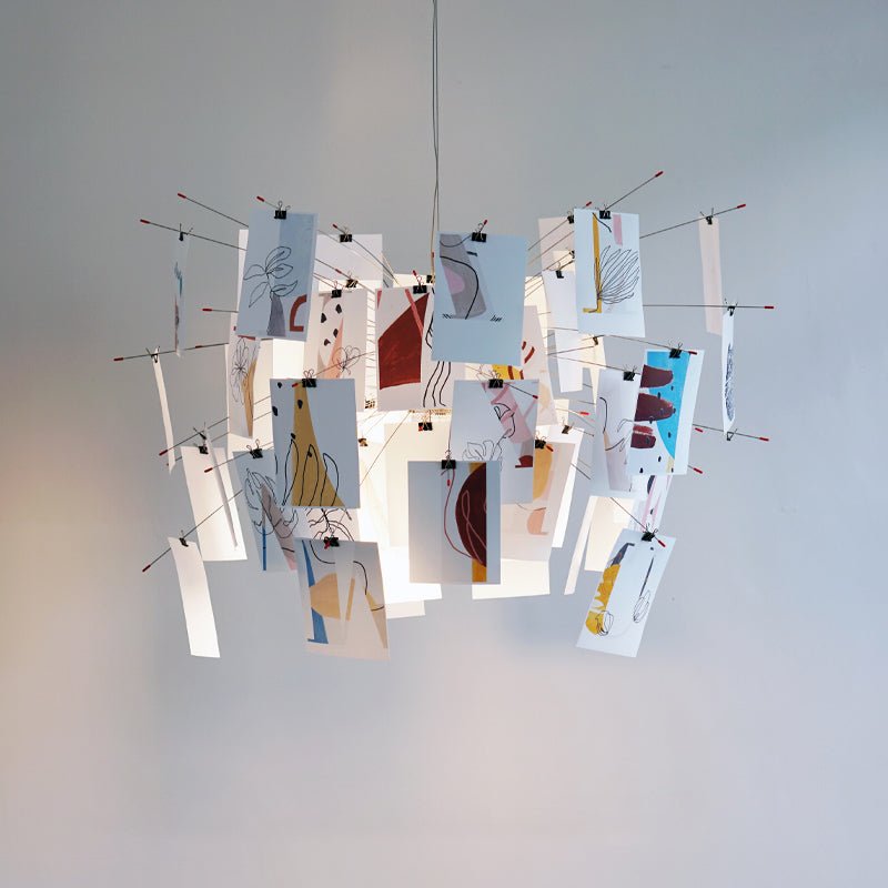 Customizable Creative Paper Chandelier