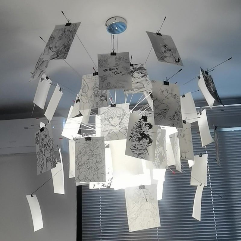 Customizable Creative Paper Chandelier