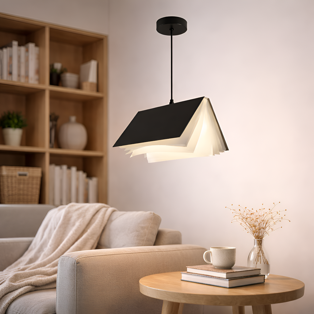 Malachi - Modern LED Book Pendant Lamp