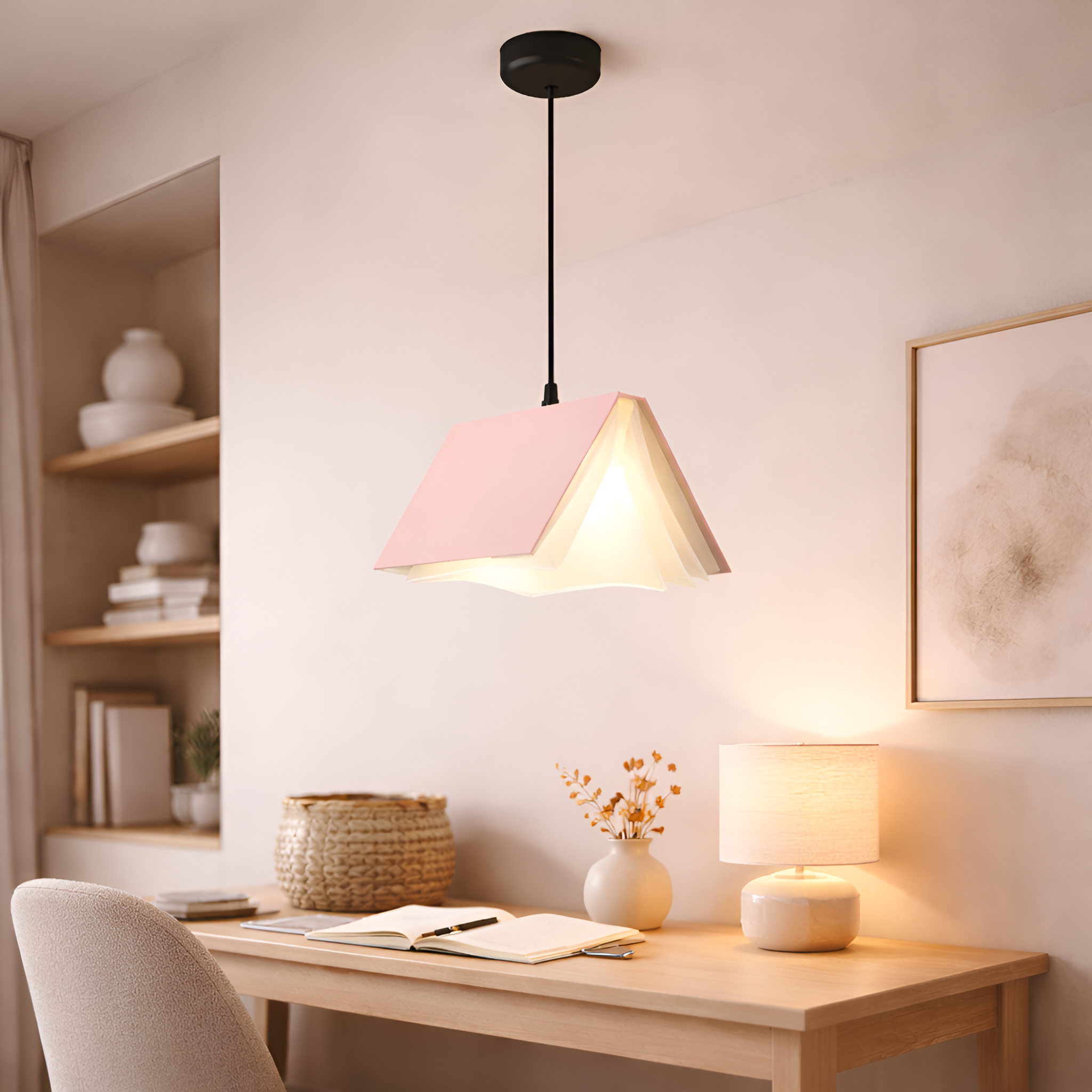 Malachi - Modern LED Book Pendant Lamp