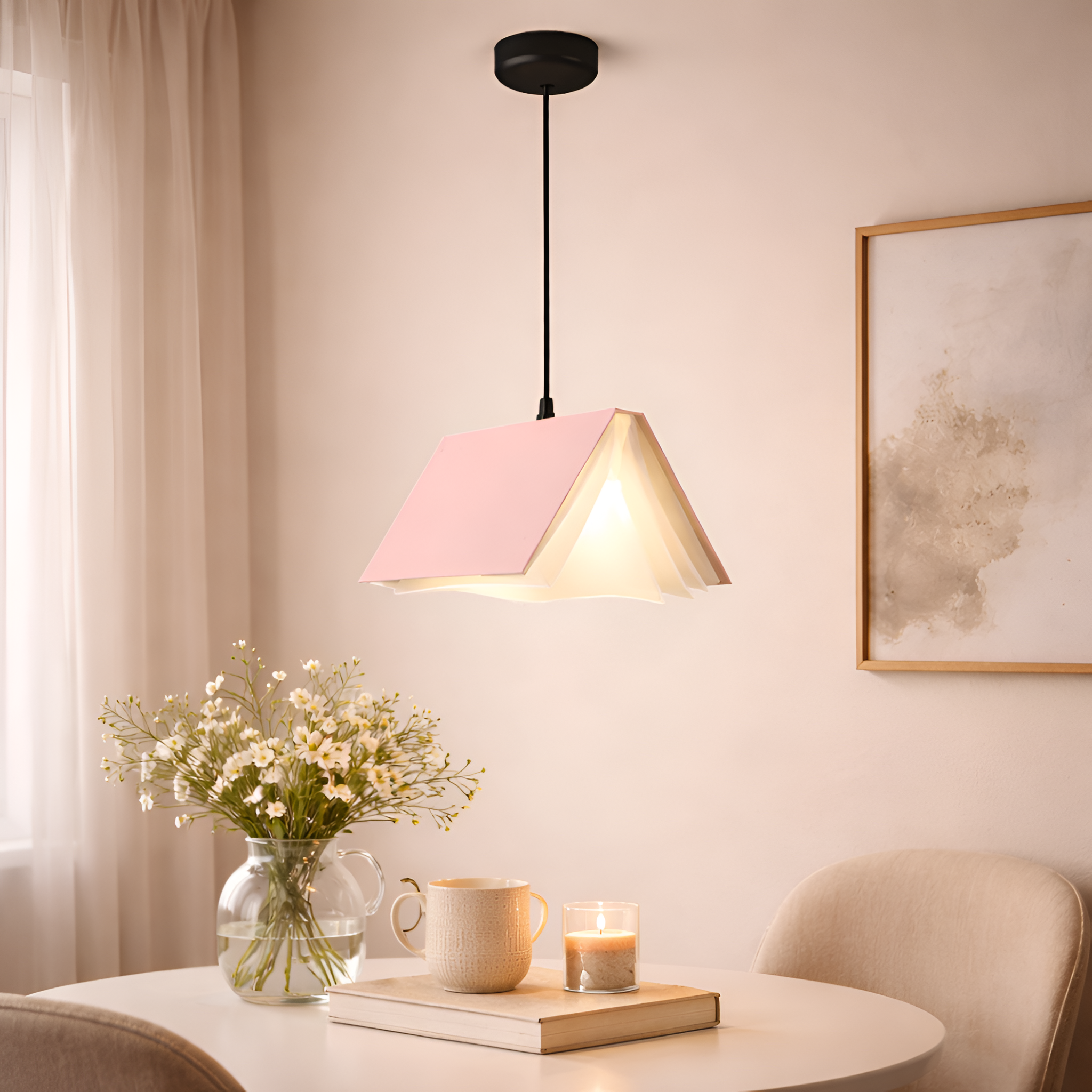 Malachi - Modern LED Book Pendant Lamp