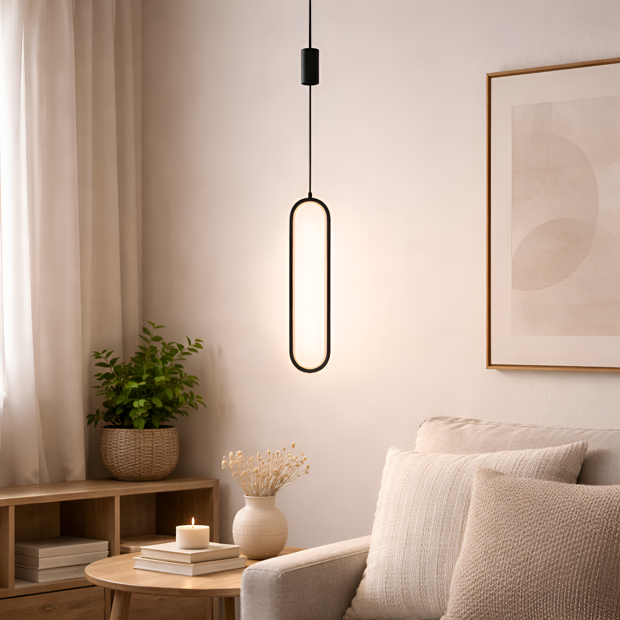 Markel - Modern LED Ring Pendant Light