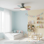 Petalo Nordic Petal-Shaped Acrylic Ceiling Fan Light