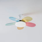 Petalo Nordic Petal-Shaped Acrylic Ceiling Fan Light