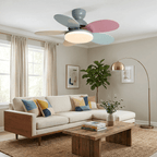 Petalo Nordic Petal-Shaped Acrylic Ceiling Fan Light