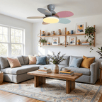 Petalo Nordic Petal-Shaped Acrylic Ceiling Fan Light