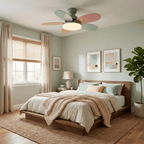 Petalo Nordic Petal-Shaped Acrylic Ceiling Fan Light