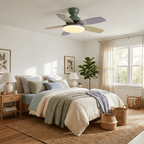 Petalo Nordic Petal-Shaped Acrylic Ceiling Fan Light