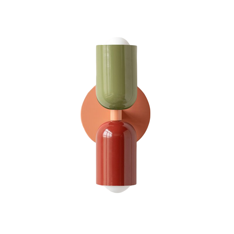 Nordic Macaron Double Head Iron Wall Light
