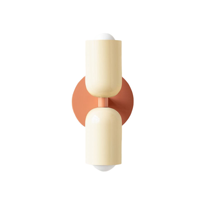 Nordic Macaron Double Head Iron Wall Light