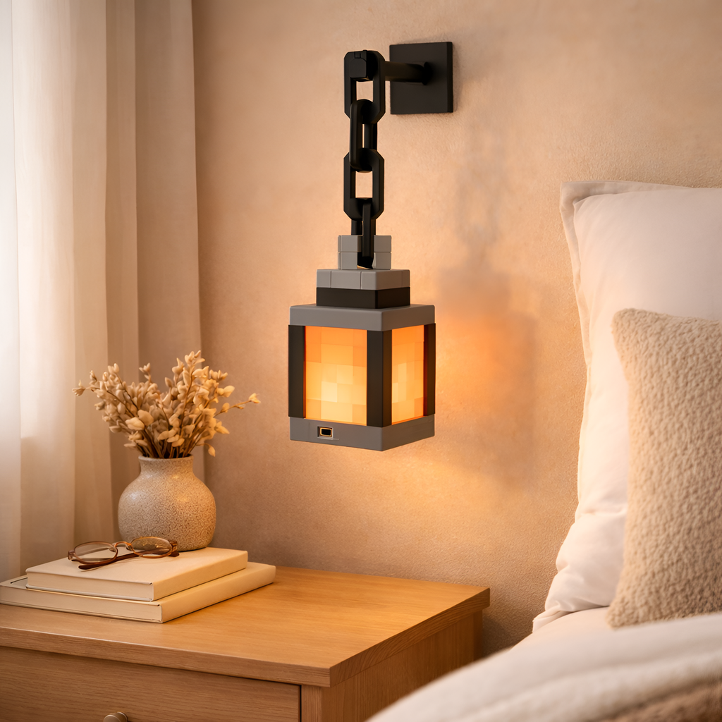Nora - Pixel Style Wall Night Light