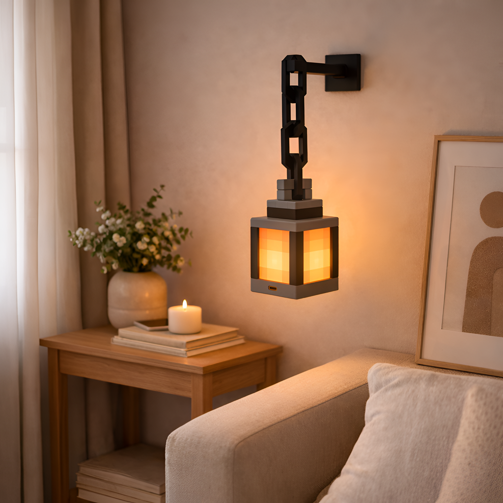 Nora - Pixel Style Wall Night Light