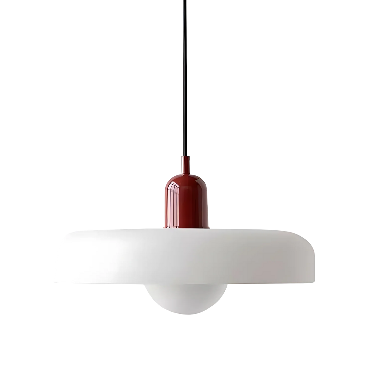 Luminous Halo Modern Glass Pendant Light