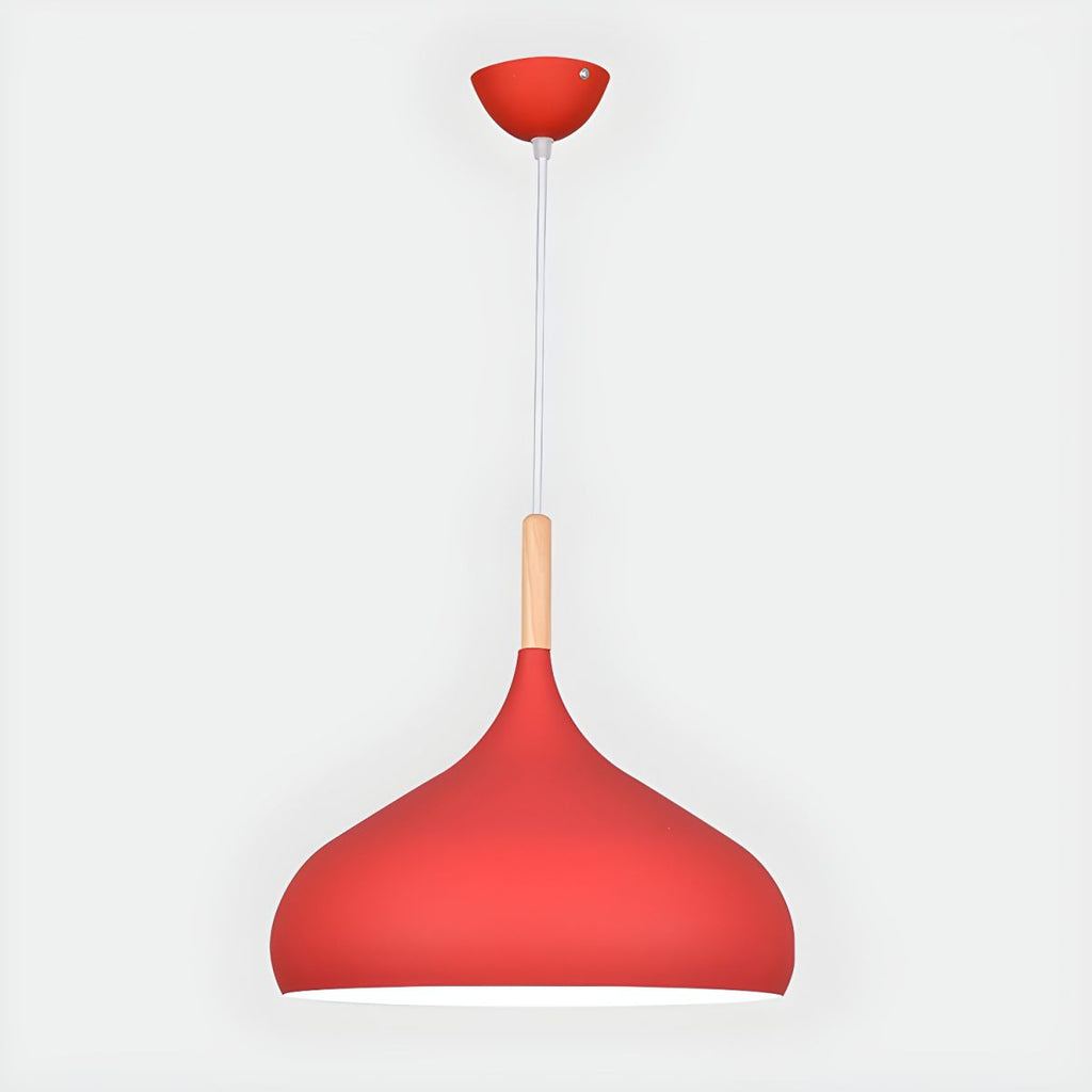 Nordic Wood Macaroon Pendant Light