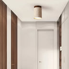 Orin Retro Travertine Flush Mount Ceiling Light