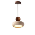 Retro Wabi-Sabi Travertine Pendant Light