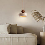 Retro Wabi-Sabi Travertine Pendant Light